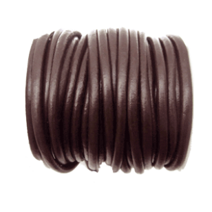 Leer Koord Bruin 3mm